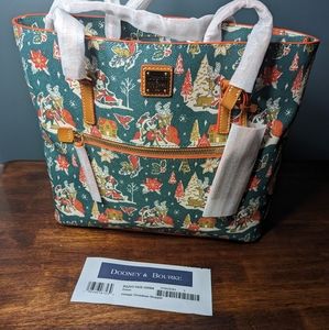 Dooney & Bourke Disney 2022 Vintage Christmas Tote Shopper